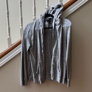 French Kyss Gray Women's Zip Up Sweater